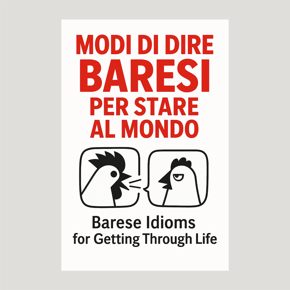 Modi di dire baresi per stare al mondo [in arrivo!]