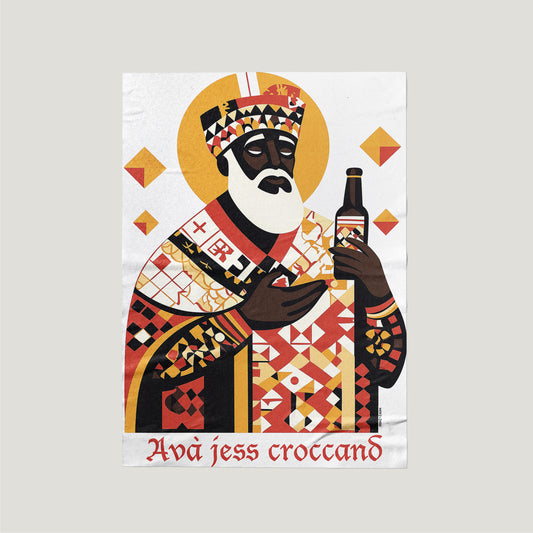 Poster San Nicola, "Avà jess croccand"